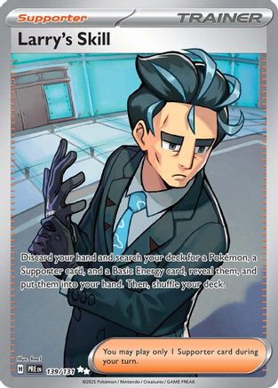 Larry's Skill (Full Art) (139) Holofoil - Prismatic Evolutions