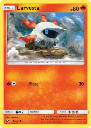 Larvesta (12) - Shining Legends
