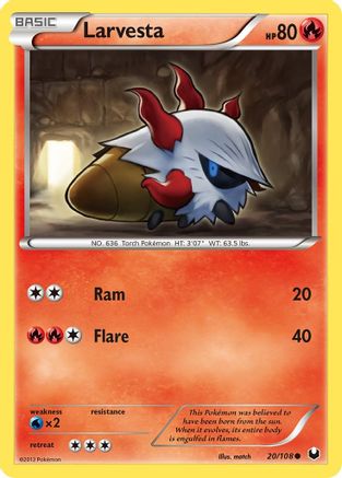 Larvesta (20) - Dark Explorers