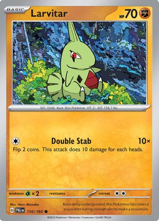 Larvitar (110) Reverse Holofoil - Paldea Evolved