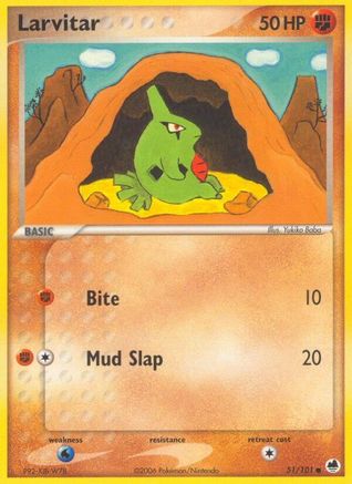 Larvitar (51) - Dragon Frontiers