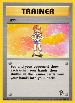 Lass (104) - Base Set 2
