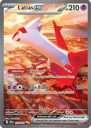Latias ex (Alternate Full Art) (239) Holofoil - Surging Sparks