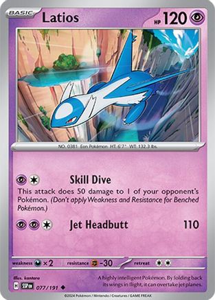 Latios (77) Reverse Holofoil - Surging Sparks