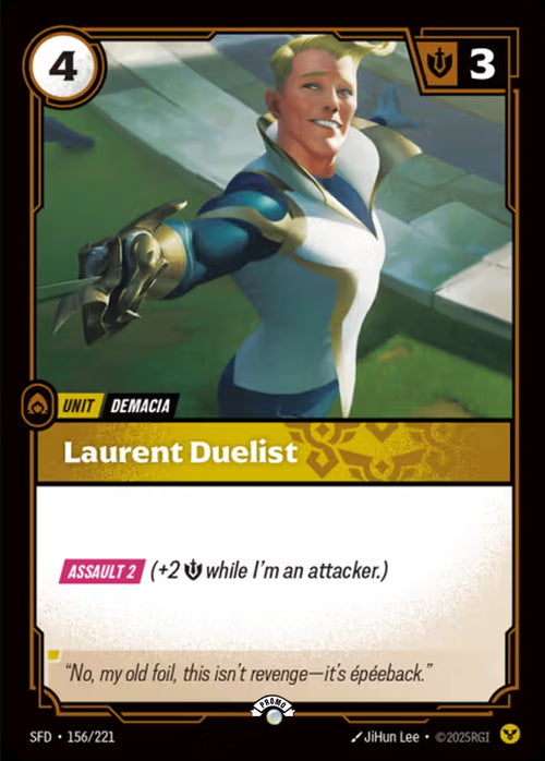 Laurent Duelist (156) Foil - Riftbound Promotional Cards