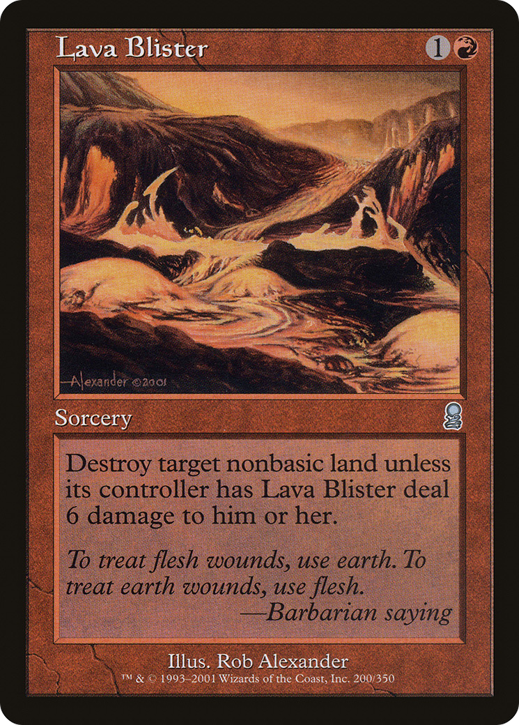 Lava Blister (200) - Odyssey