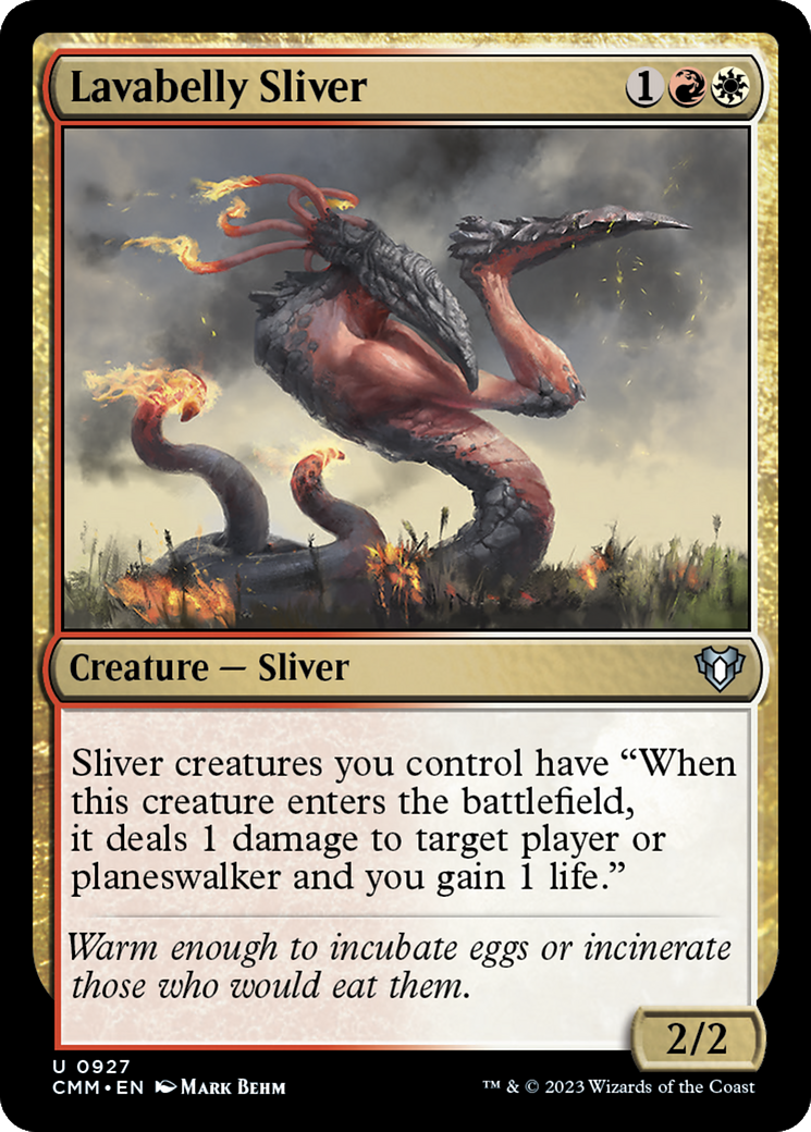 Lavabelly Sliver (927) - Commander Masters