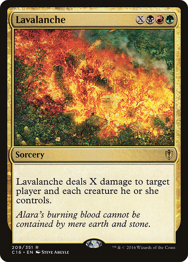 Lavalanche (209) - Commander 2016