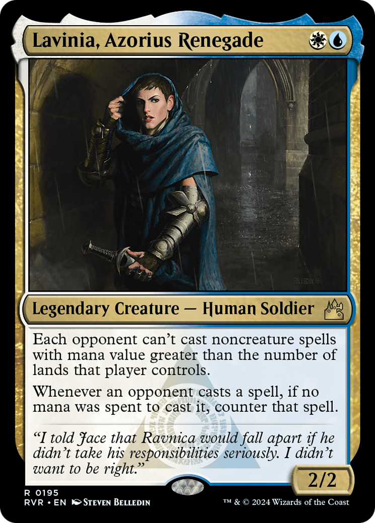 Lavinia, Azorius Renegade (195) Foil - Ravnica Remastered