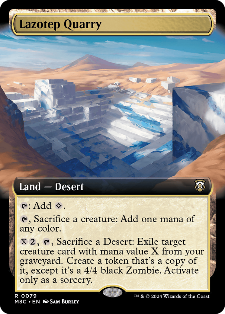 Lazotep Quarry (Extended Art) (079) - Commander: Modern Horizons 3