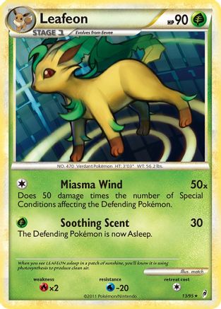 Leafeon (13) Holofoil - Call of Legends