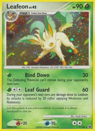 Leafeon (7) Reverse Holofoil - Majestic Dawn