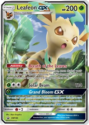 Leafeon GX (SM146) Holofoil - Black Star Promos