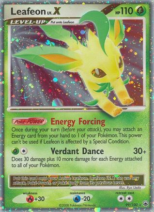 Leafeon LV.X (99) Holofoil - Majestic Dawn