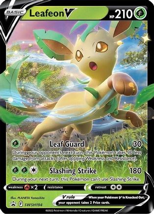 Leafeon V (SWSH194) Holofoil - Black Star Promos