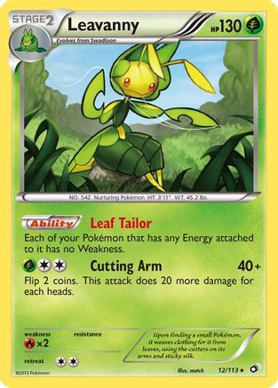 Leavanny (12) Reverse Holofoil - Legendary Treasures
