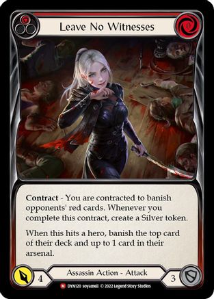 Leave No Witnesses (DYN120) - Dynasty
