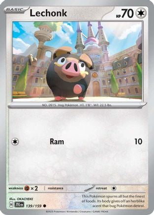 Lechonk (139) Reverse Holofoil - Journey Together