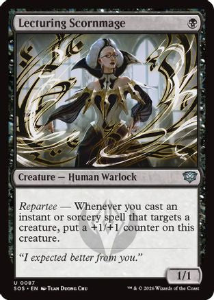 Lecturing Scornmage (087) Foil - Secrets of Strixhaven