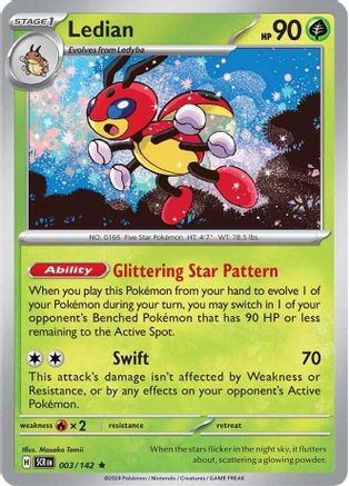 Ledian (3) Holofoil - Stellar Crown