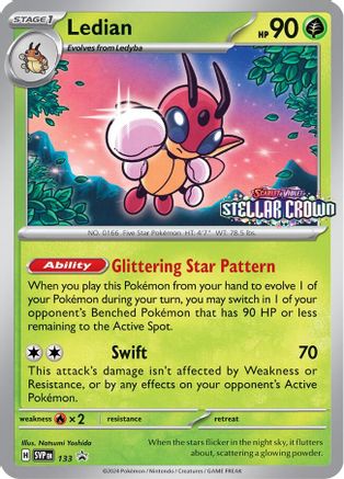 Ledian (Prerelease) (133) Holofoil - Black Star Promos