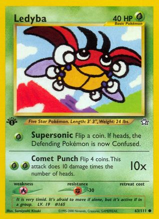 Ledyba (63) (1st Edition) - Neo Genesis