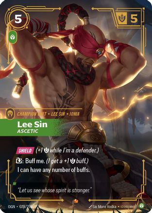 Lee Sin – Ascetic (078) Foil - Origins