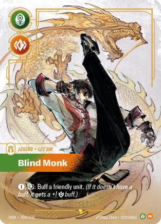 Lee Sin – Blind Monk (Showcase) (304) Foil - Origins
