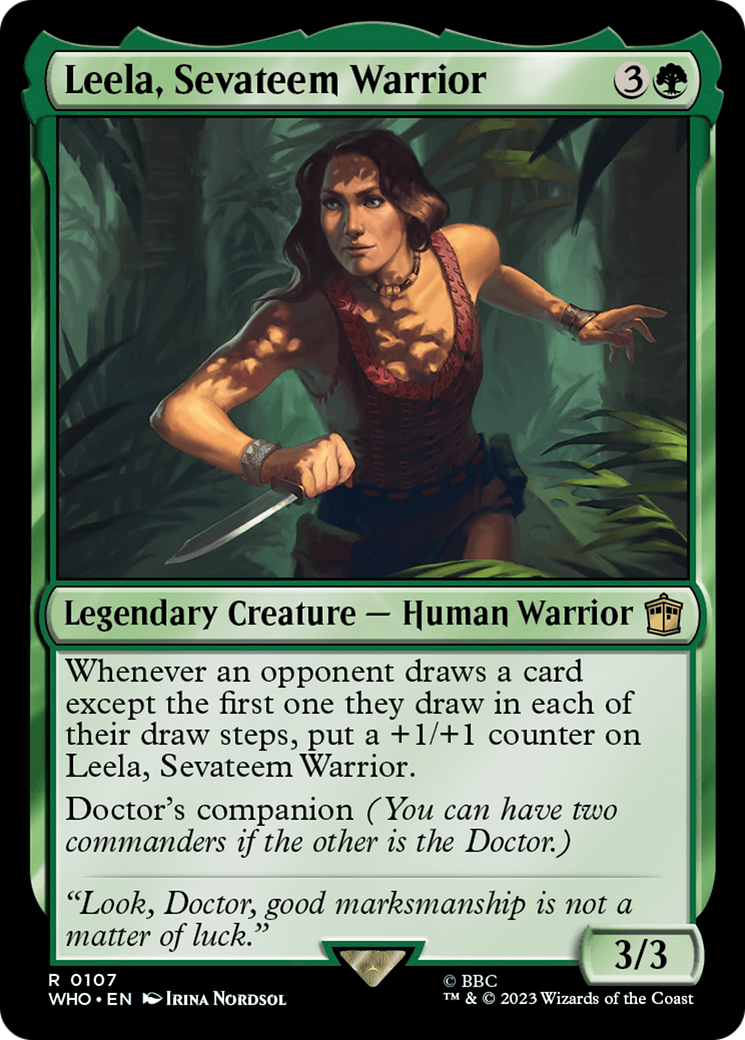 Leela, Sevateem Warrior (107) Foil - Doctor Who