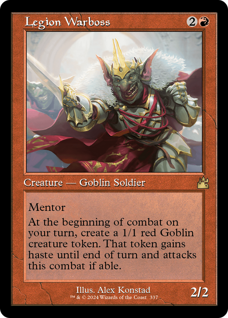 Legion Warboss (Retro) (337) Foil - Ravnica Remastered