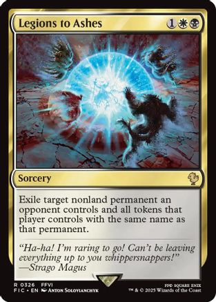 Legions to Ashes (326) Surge Foil - Commander: FINAL FANTASY