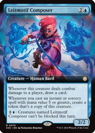 Leitmotif Composer (Extended Art) (070) - Commander: Secrets of Strixhaven