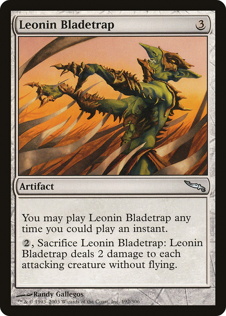 Leonin Bladetrap (192) - Mirrodin