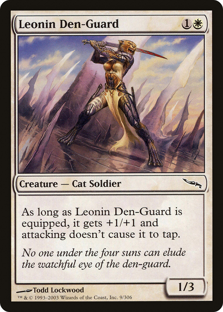 Leonin Den-Guard (009) - Mirrodin