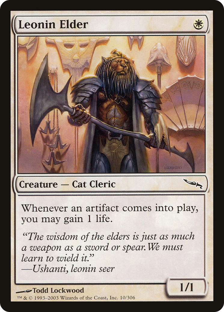 Leonin Elder (010) - Mirrodin