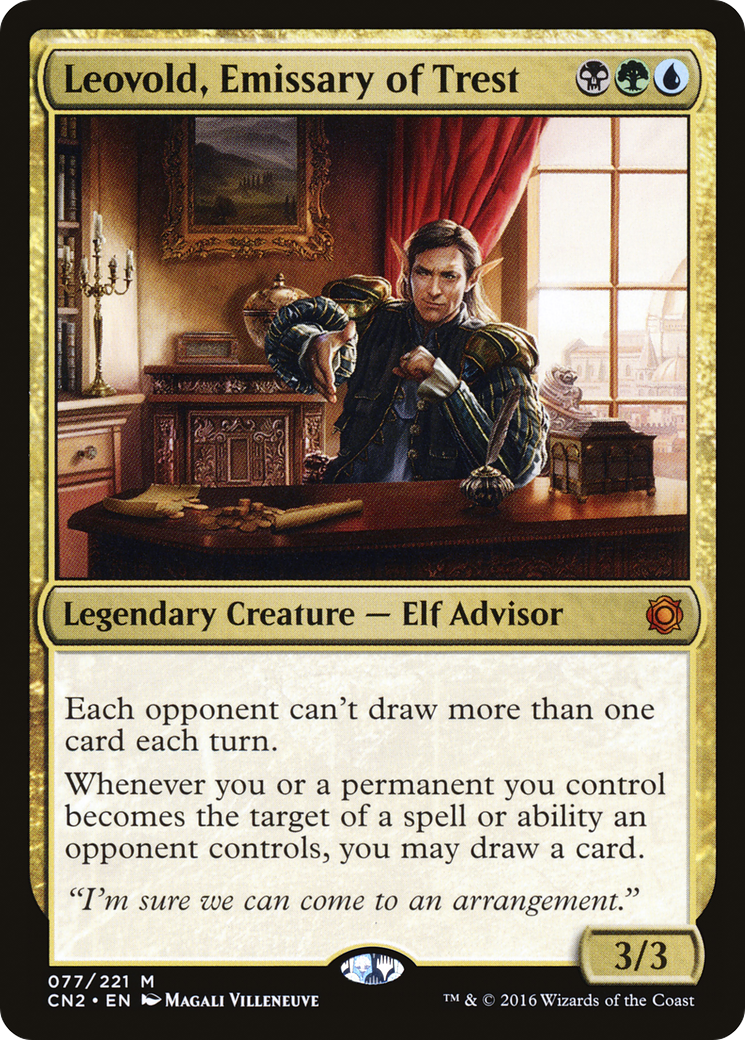 Leovold, Emissary of Trest (077) Foil - Conspiracy: Take the Crown