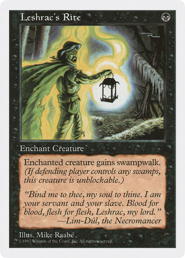Leshrac's Rite - Fifth Edition