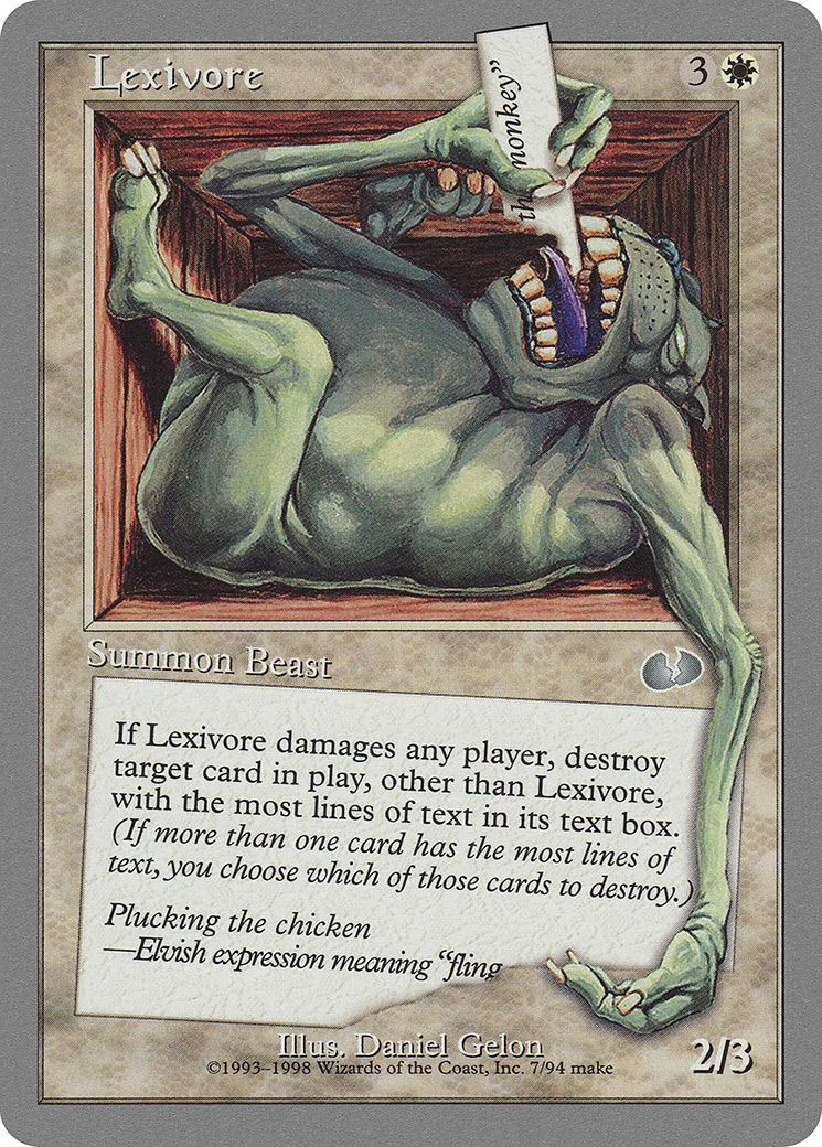 Lexivore (007) - Unglued
