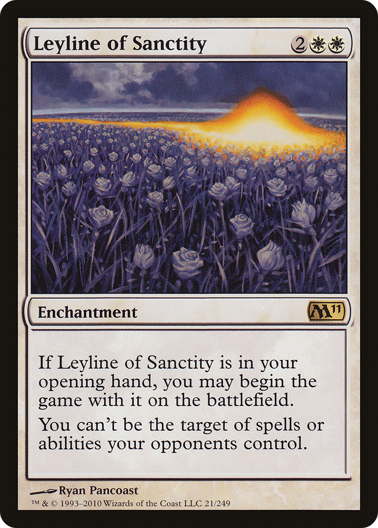 Leyline of Sanctity (021) Foil - Magic 2011