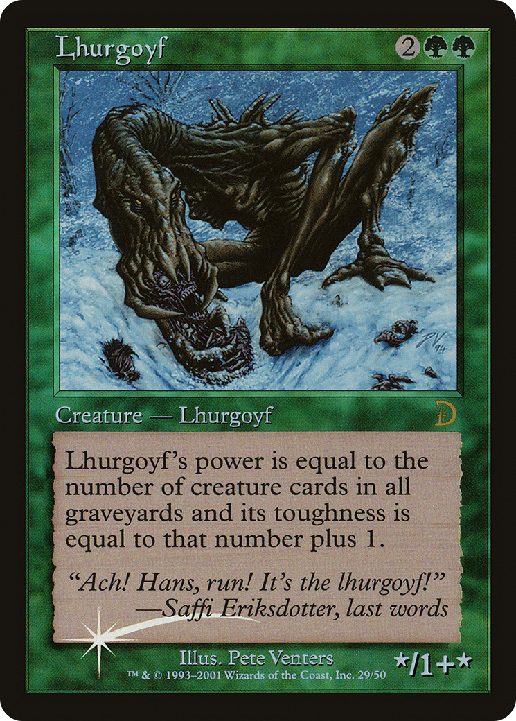 Lhurgoyf (029) Foil - Deckmasters