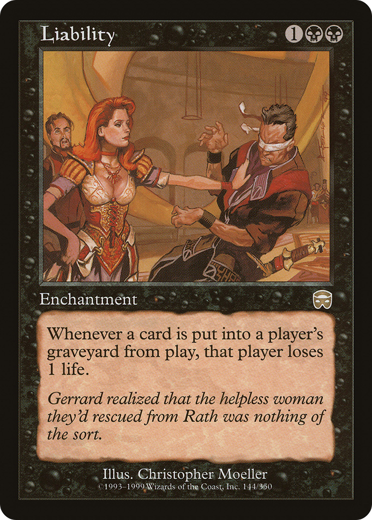 Liability (144) Foil - Mercadian Masques