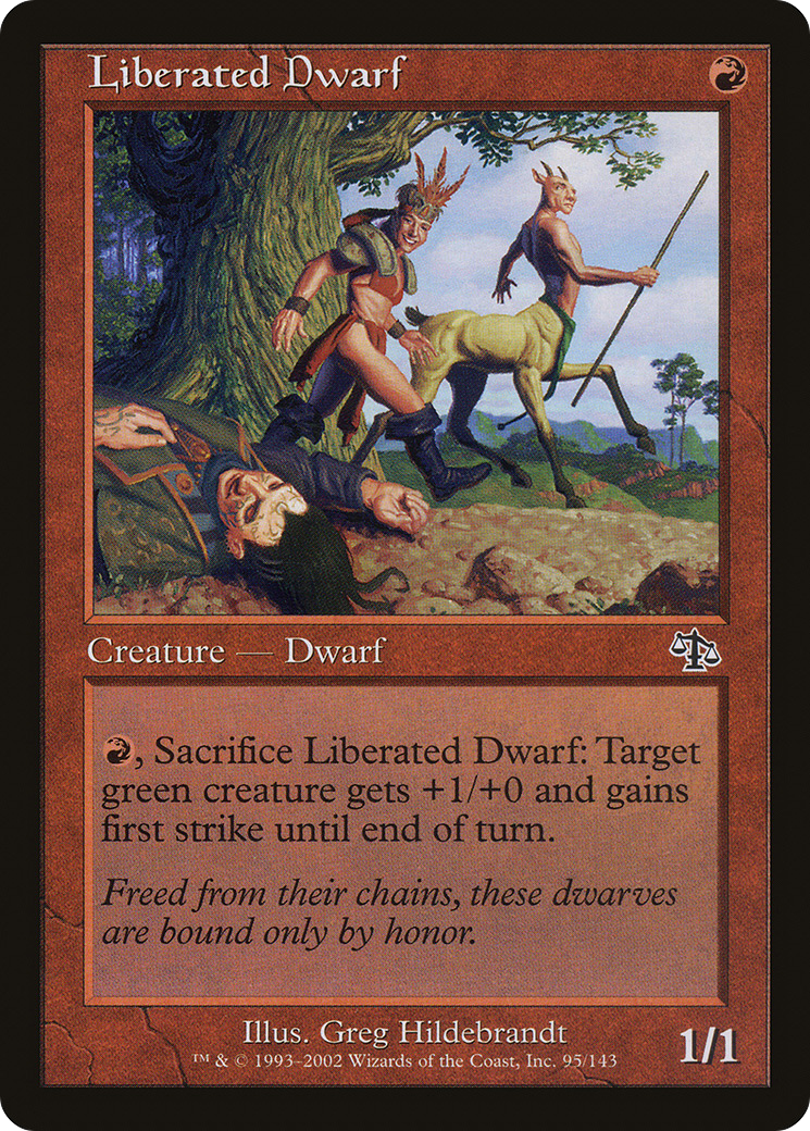 Liberated Dwarf (095) Foil - Judgment