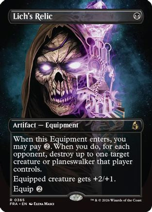 Lich's Relic (Borderless) (365) - Reality Fracture