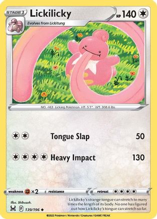 Lickilicky (139) - Lost Origin