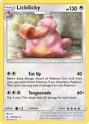 Lickilicky (153) - Unbroken Bonds