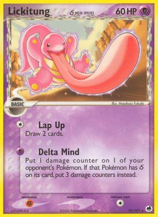 Lickitung (Delta Species) (19) - Dragon Frontiers