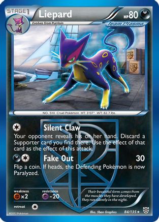 Liepard (Team Plasma) (84) - Plasma Storm