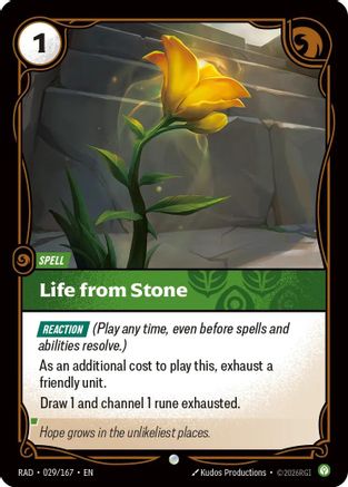 Life from Stone (029) Foil - Radiance