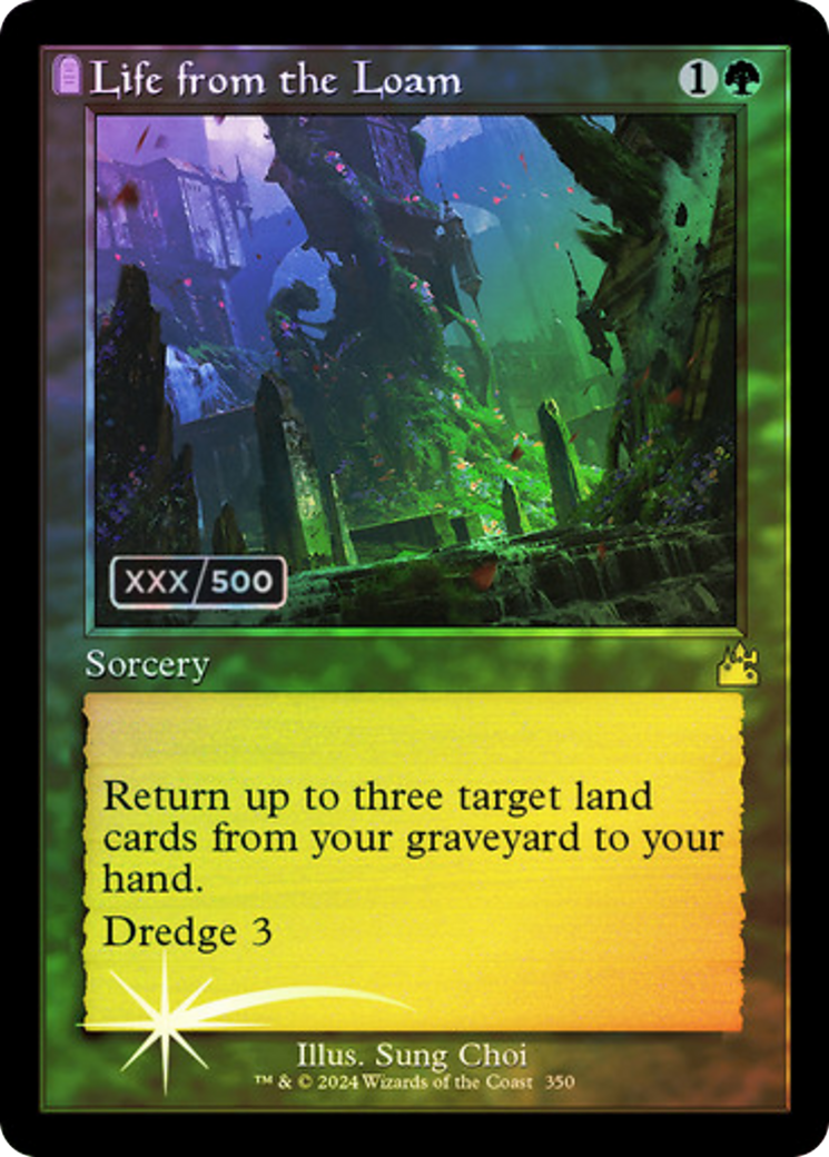 Life from the Loam (Retro) (Serial Numbered) (350) Foil - Ravnica Remastered