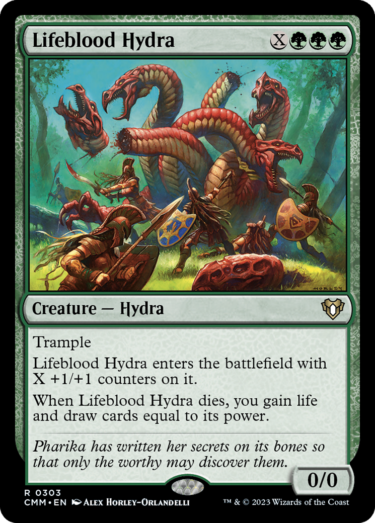 Lifeblood Hydra (303) - Commander Masters